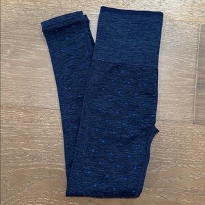 Splits59 S/M Seamless High-Rise Leggings Blue Polka Dot | Athleisure